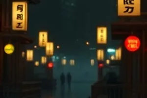 《蓝色警报》暴雨城市航拍，蓝黑色积水反光
