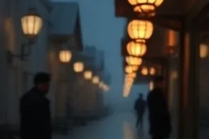 《凌晨放映室》老影院放映窗口，光束穿过灰尘
